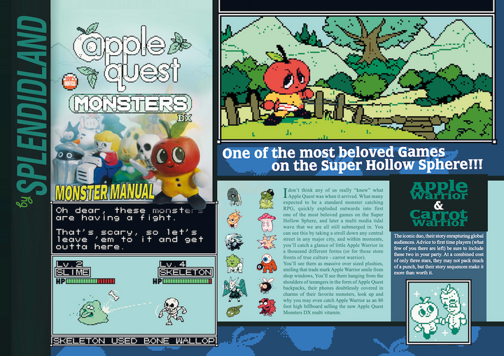 apple quest monsters The Bizarre World of Fake Video Games by Super Eyepatch Wolf