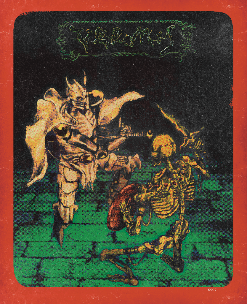 Vermis fighting bones